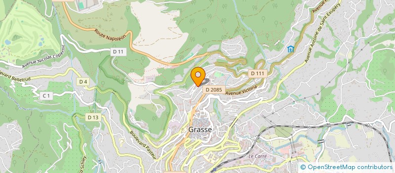localisation de l'entreprise COTE D'AZUR EXCELLENCE  GRASSE