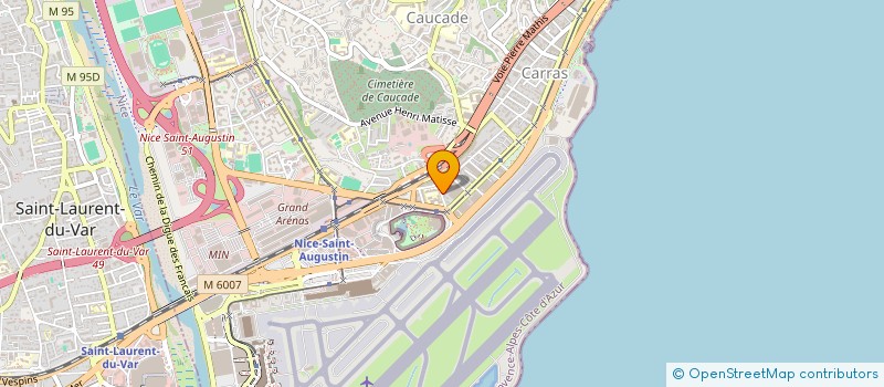 localisation de l'entreprise COTE D'AZUR NETTOYAGE  NICE