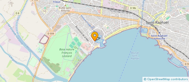 localisation de l'entreprise COTE D'AZUR SYNDIC à FREJUS