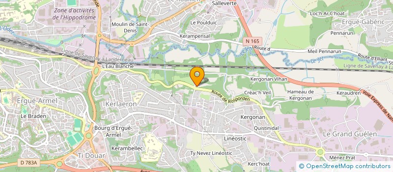 localisation de l'entreprise COTE D'IVOIRE MAHIBOUO à QUIMPER