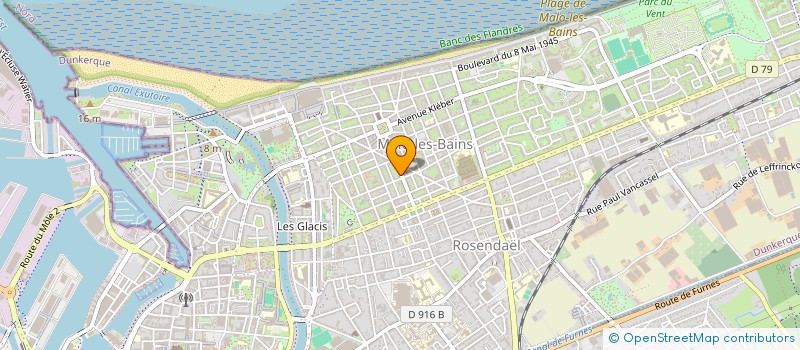 localisation de l'entreprise COTE D'OPALE à DUNKERQUE