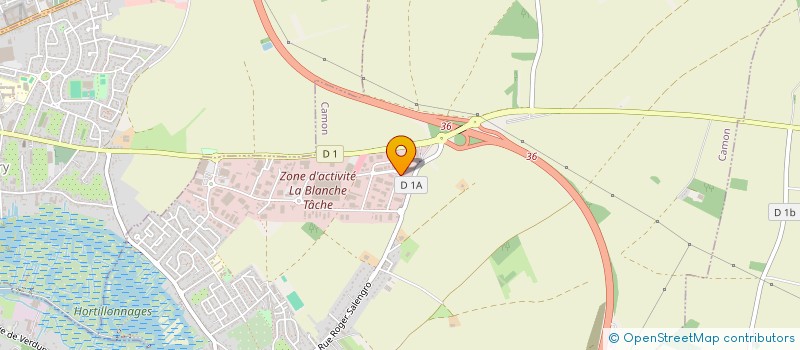 localisation de l'entreprise COTE D'OPALE  CAMON