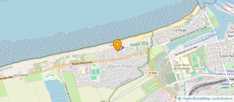 localisation de l'entreprise COTE D'OPALE LOCATION  SANGATTE