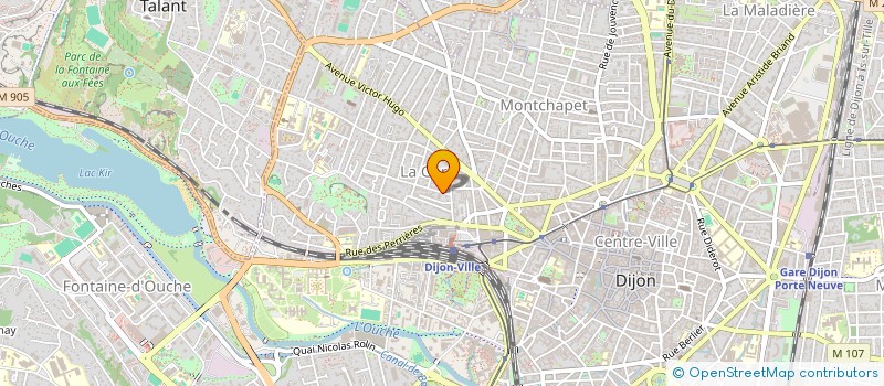 localisation de l'entreprise COTE D'OR à DIJON