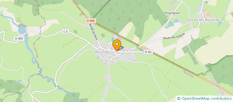 localisation de l'entreprise COTE D'OR DEVELOPPEMENT à ROUVRAY