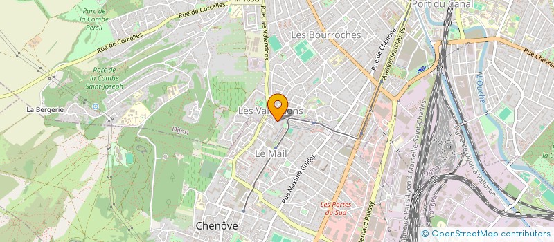 localisation de l'entreprise COTE D'OR ETANCHEITE à CHENOVE