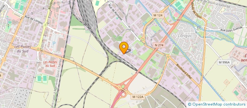 localisation de l'entreprise COTE D'OR FACADE à LONGVIC