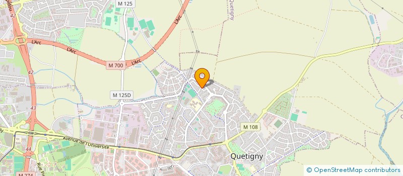localisation de l'entreprise COTE D'OR POMPAGE à QUETIGNY