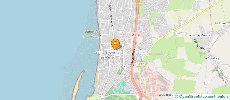 localisation de l'entreprise COTE DE JADE 44 à SAINT-BREVIN-LES-PINS