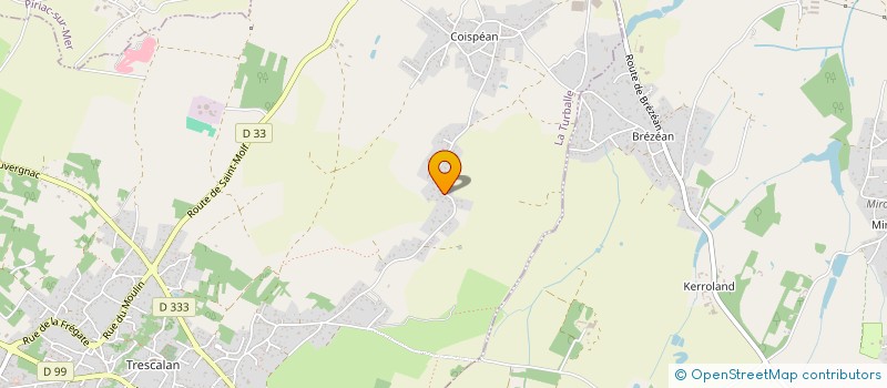 localisation de l'entreprise COTE DE JADE à LA PLAINE-SUR-MER