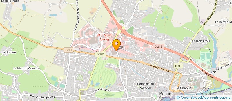localisation de l'entreprise COTE DE JADE à PORNIC