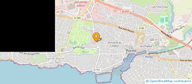 localisation de l'entreprise COTE DE JADE SERVICES  PORNIC