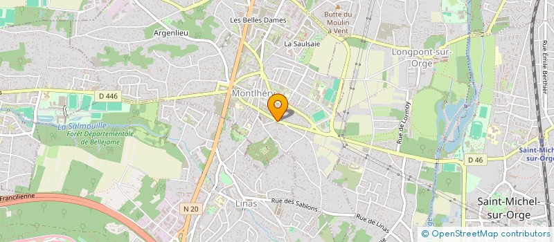 localisation de l'entreprise COTE DECO à MONTLHERY