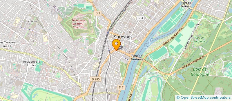 localisation de l'entreprise COTE DECO à SURESNES