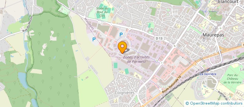 localisation de l'entreprise COTE DECO  MAUREPAS