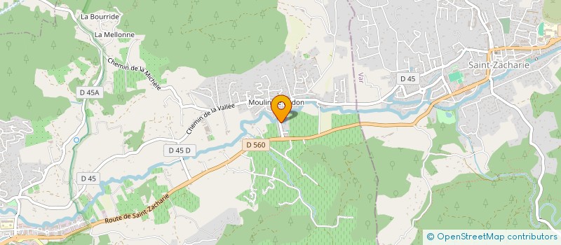 localisation de l'entreprise COTE DECO  AURIOL