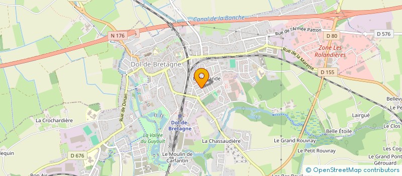 localisation de l'entreprise COTE DEMEURE  DOL-DE-BRETAGNE