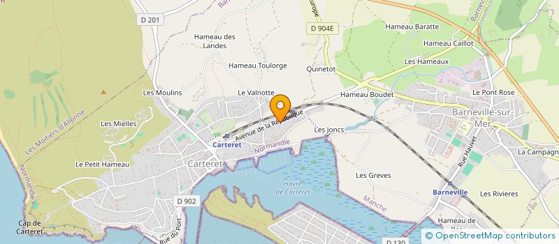 localisation de l'entreprise COTE DES ISLES PLAISANCE à BARNEVILLE-CARTERET