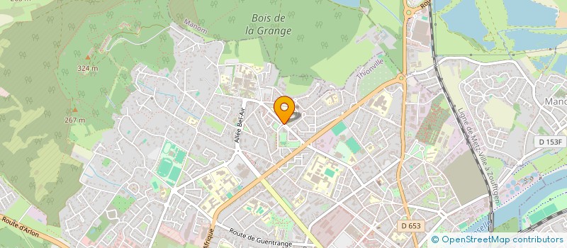 localisation de l'entreprise COTE DES ROSES à THIONVILLE