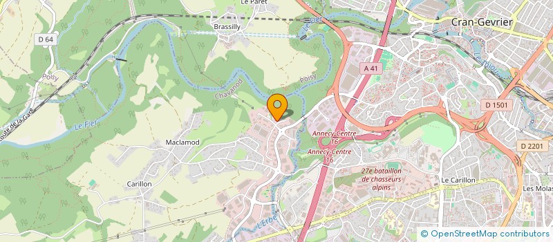 localisation de l'entreprise COTE DESERT  CHAVANOD