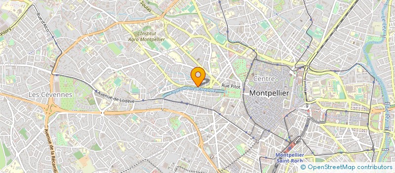 localisation de l'entreprise COTE DETENTE -BIOTY INSTITUT à MONTPELLIER