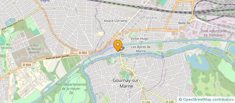 localisation de l'entreprise COTE DIAGIMMO  GOURNAY-SUR-MARNE