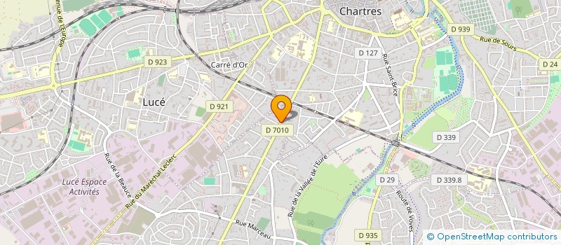 localisation de l'entreprise COTE DRIVE MAINVILLIERS à LUISANT