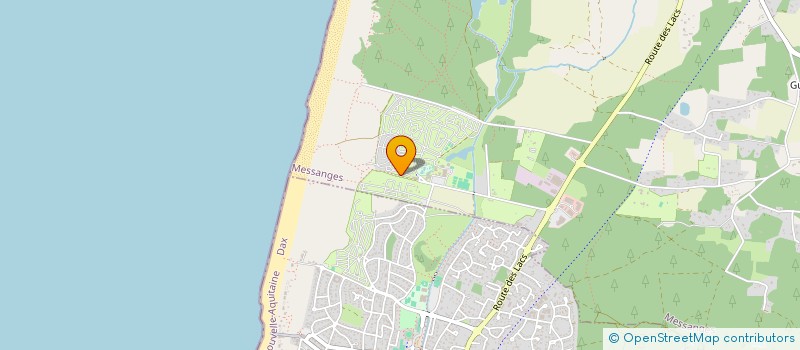 localisation de l'entreprise COTE DUNE  MESSANGES