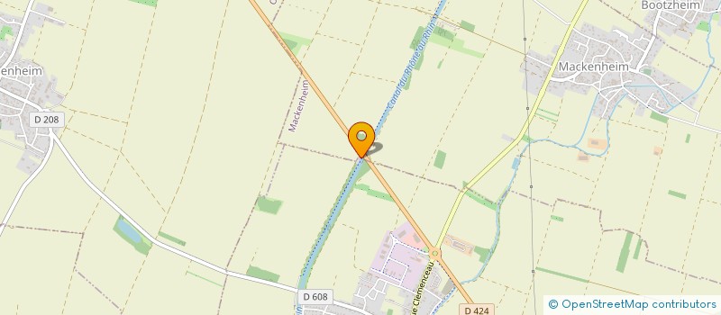 localisation de l'entreprise COTE ECLUSE  MARCKOLSHEIM