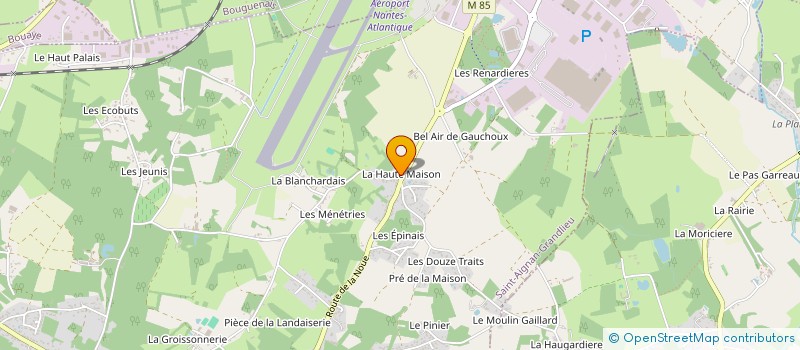 localisation de l'entreprise COTE ELECTRICITE à SAINT-AIGNAN-GRANDLIEU