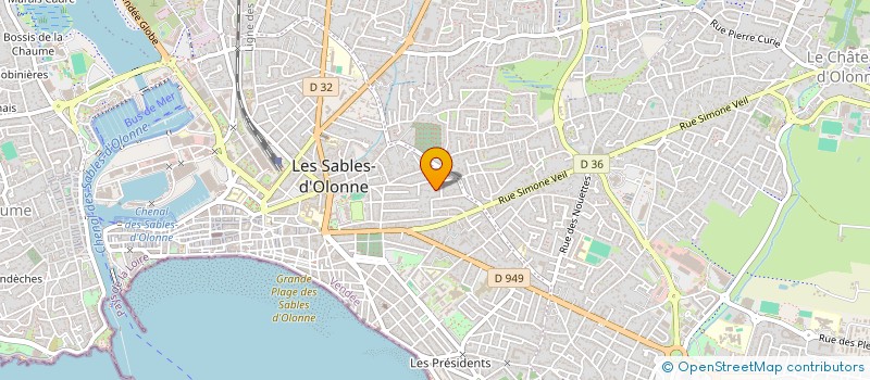 localisation de l'entreprise COTE EST à LES SABLES D'OLONNE