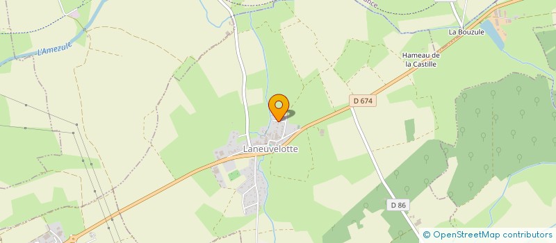 localisation de l'entreprise COTE EST  LANEUVELOTTE