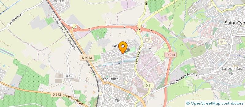 localisation de l'entreprise COTE ET JARDIN  ELNE