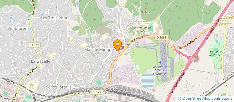 localisation de l'entreprise COTE FACADE  NIMES