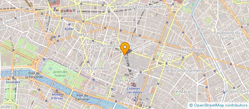 localisation de l'entreprise COTE FACE à PARIS