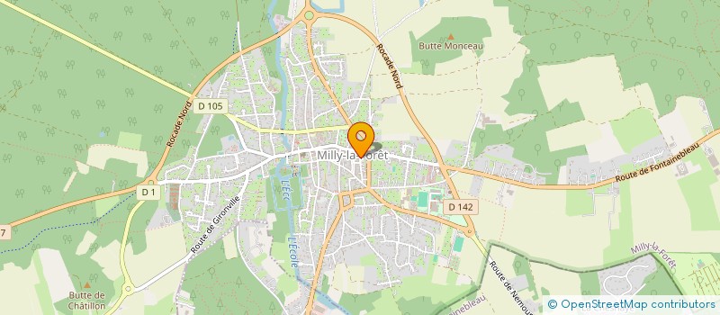 localisation de l'entreprise COTE FEMME à MILLY-LA-FORET