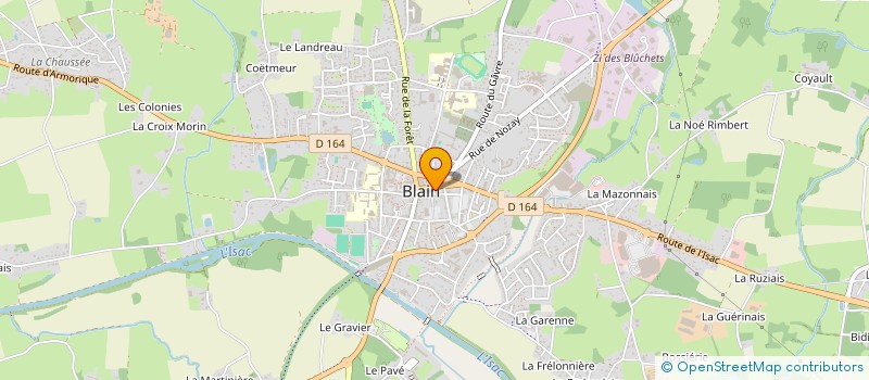 localisation de l'entreprise COTE FEMME à BLAIN