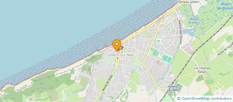 localisation de l'entreprise COTE FLEURIE CONCIERGERIE  VILLERS-SUR-MER