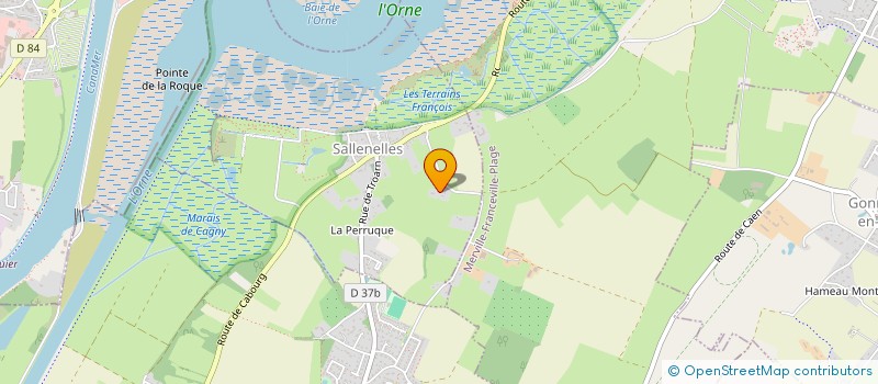 localisation de l'entreprise COTE FLEURIE RENOV  SALLENELLES