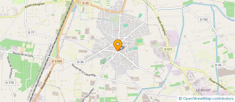 localisation de l'entreprise COTE FLEURS  ROGNONAS