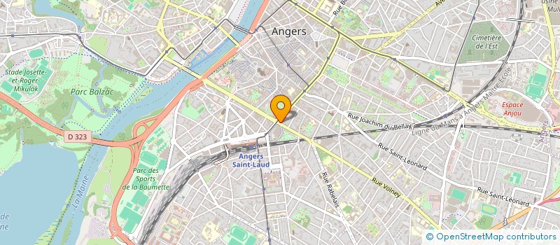 localisation de l'entreprise COTE FOCH à ANGERS