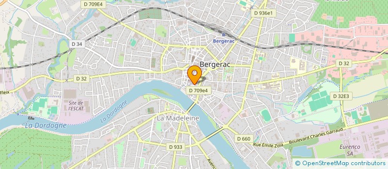 localisation de l'entreprise COTE FONTAINES à BERGERAC