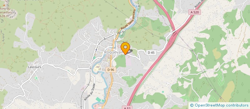 localisation de l'entreprise COTE FORMATIONS  ROQUEVAIRE