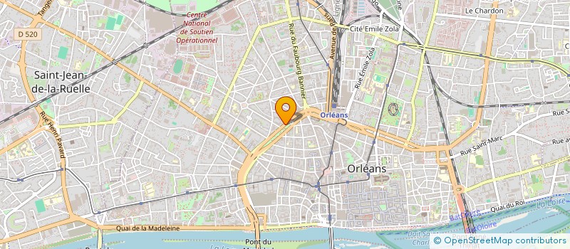 localisation de l'entreprise COTE FORME à ORLEANS