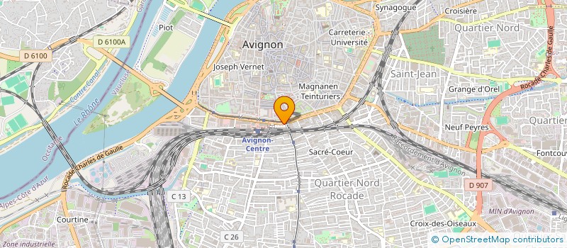 localisation de l'entreprise COTE FORME  AVIGNON