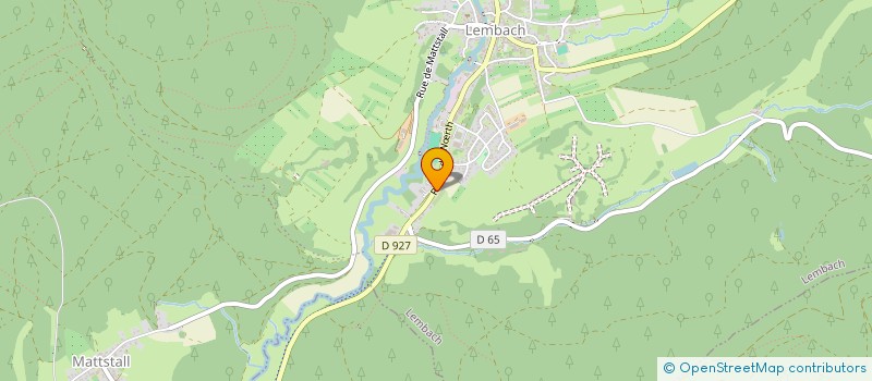 localisation de l'entreprise COTE FOUR A CHAUD  LEMBACH