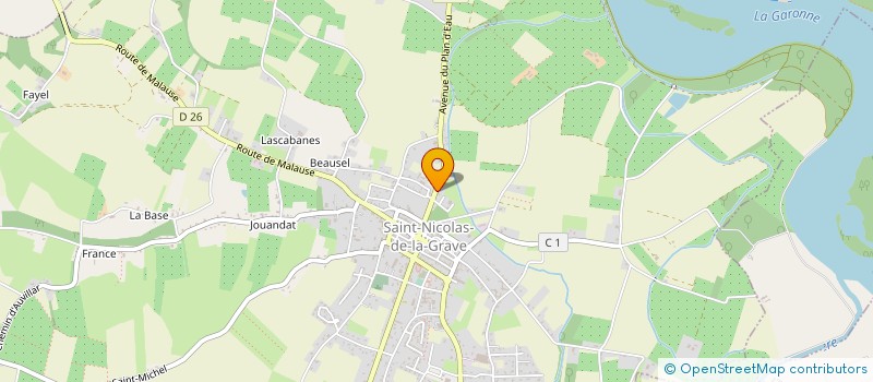 localisation de l'entreprise COTE GARONNE  SAINT-NICOLAS-DE-LA-GRAVE