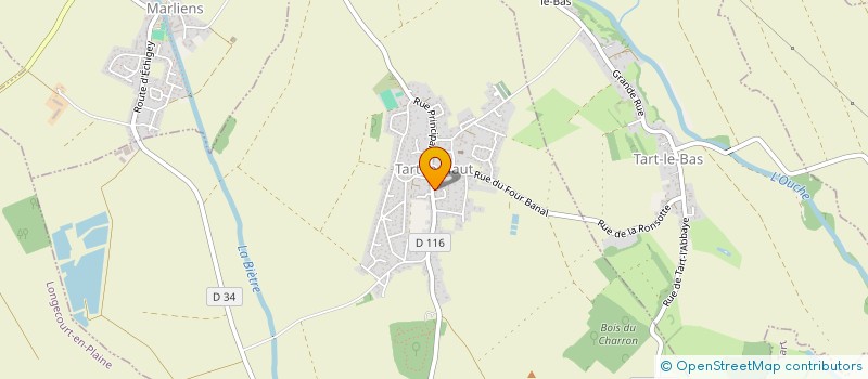 localisation de l'entreprise COTE GOURMAND  BRETENIERE