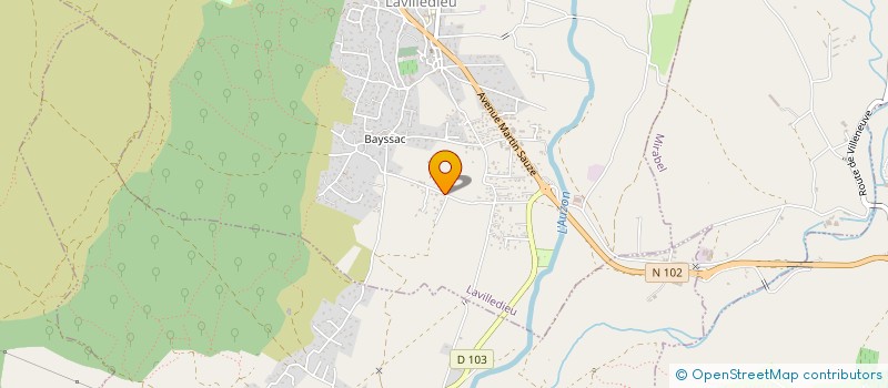 localisation de l'entreprise COTE GOURMANDISE à VILLENEUVE-DE-BERG