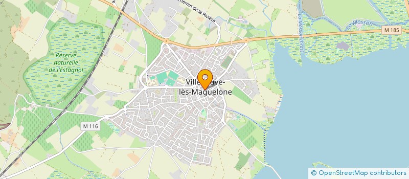 localisation de l'entreprise COTE HOMME  VILLENEUVE-LES-MAGUELONE